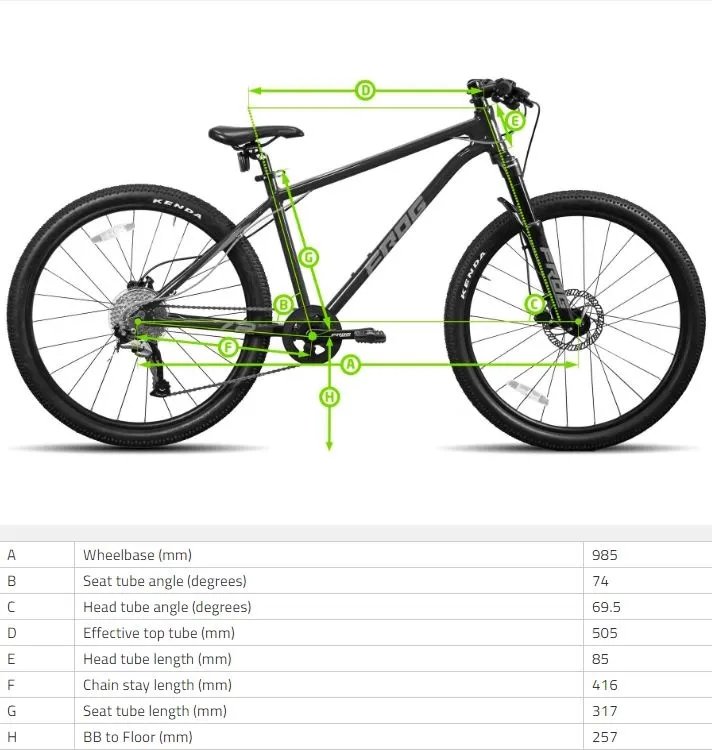 Frog Bikes MTB 62 - 24" Barnesykkel