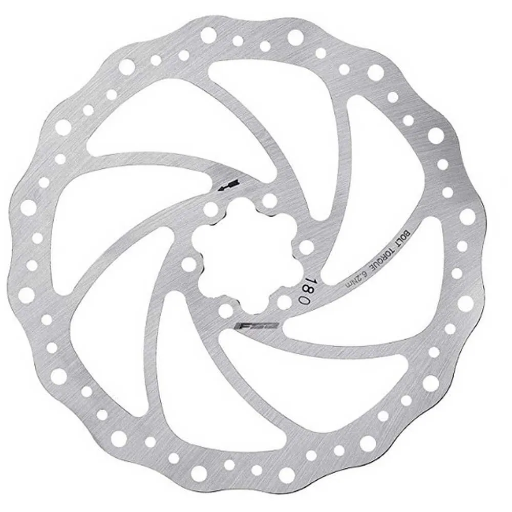 FSA Afterburner 6b Bromsskiva, Silver, 180mm FSA Afterburner 6b Bromsskiva, Silver, 180mm