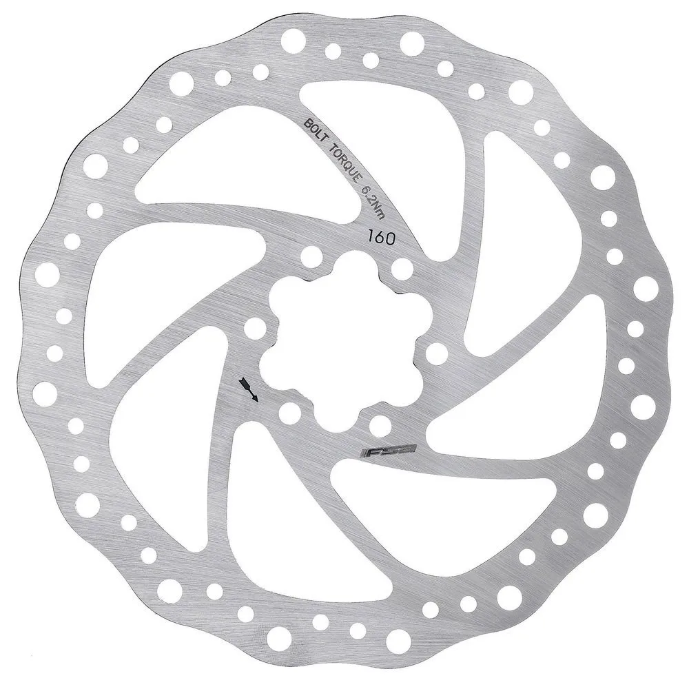 FSA Afterburner Bromsskiva, Silver, 160mm FSA Afterburner Bromsskiva, Silver, 160mm