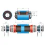 FSA Bb30/pf30 El228 Megaexo Vevaxeladapter 24 Mm, Black, One Size