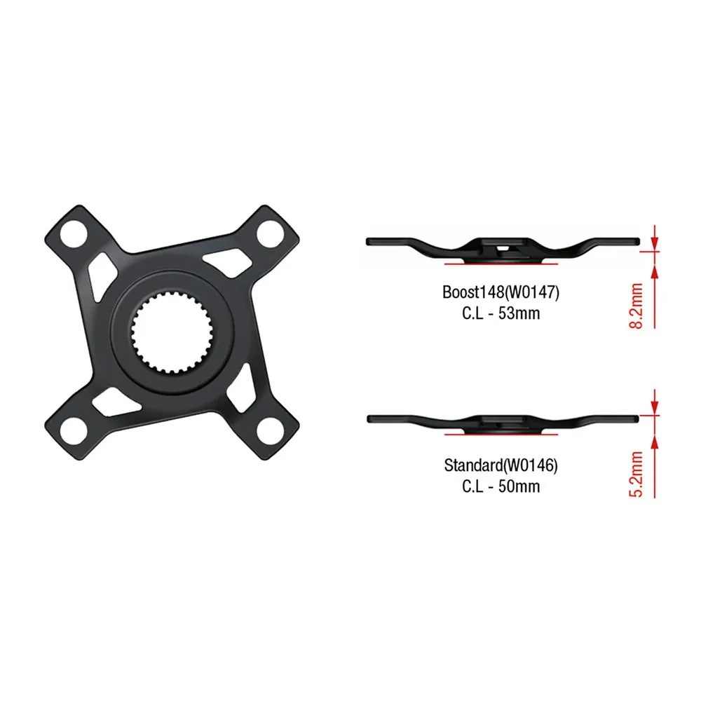 FSA Bosch Gen4 W0147 Spindel, Black, 148mm