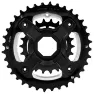 FSA Brose W0108+wb273+wc063 Kedjehjul, Anodized black, 36-22t