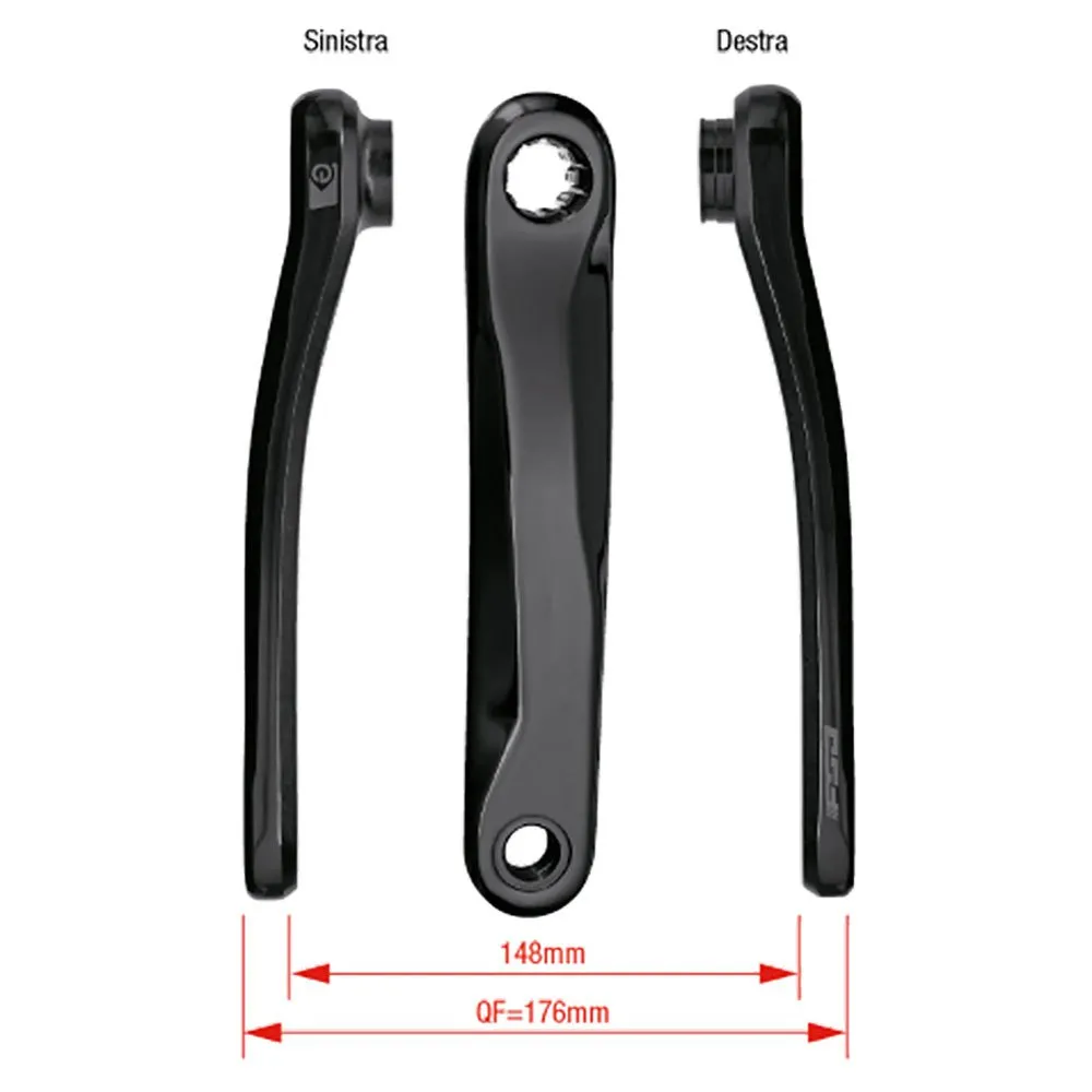 FSA Ck-746-2 Vänster Vevarm, Black, 170mm