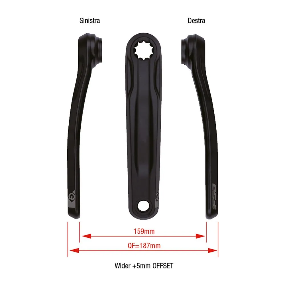FSA Ck-761/is Vevarm, Black, 175mm FSA Ck-761/is Vevarm, Black, 175mm