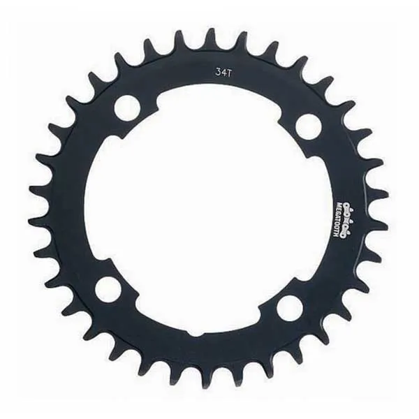 FSA E-bike Megatooth 104 Bcd Shimano 11/sram 11-12s Wb314 Kedjehjul, Black, 44t