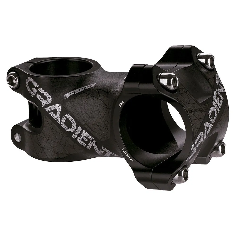 FSA Gradient St Cykelstyrstam, Black, 60mm, 6º FSA Gradient St Cykelstyrstam, Black, 60mm, 6º