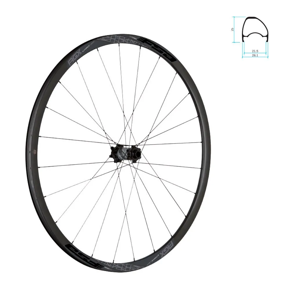 FSA K-force Mtb-hjulset, Grey, 16 x 110 / 12 x 148mm, Sram XD