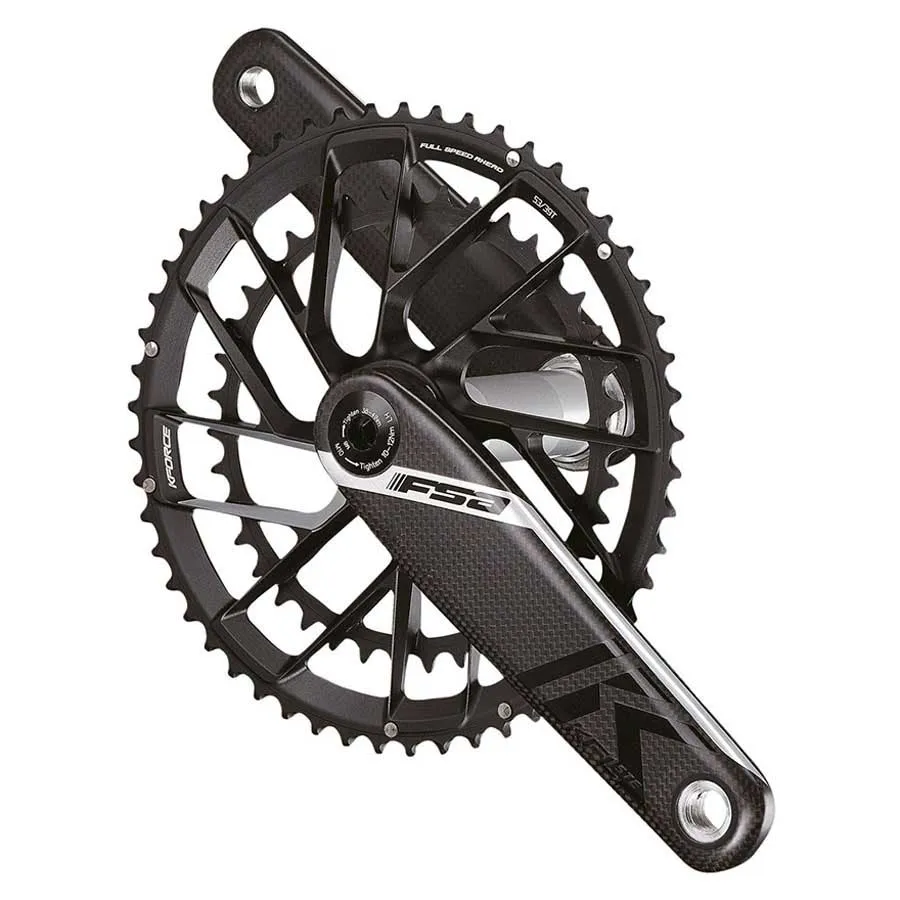FSA K-force Team Editioin Bb386evo Direct Mount Vevparti, Black, 172.5mm, 50-34t