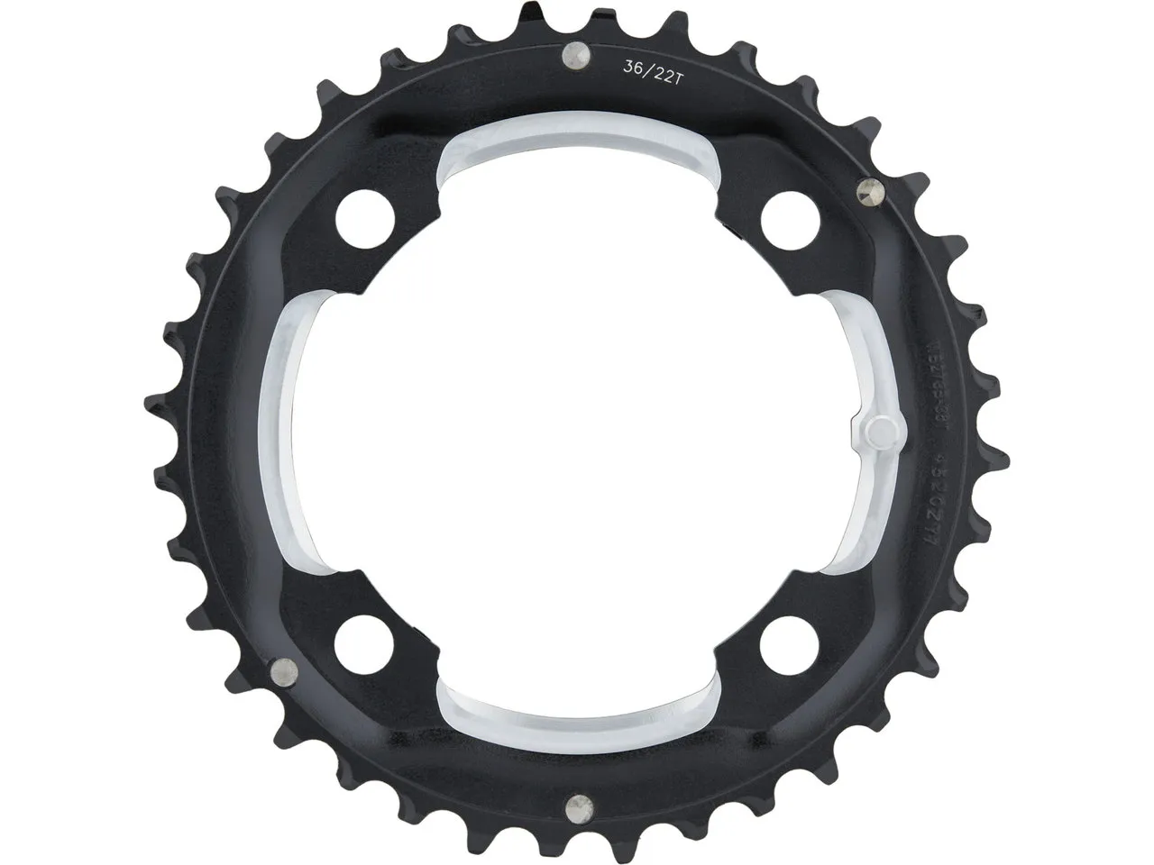FSA Kettenblatt Pro MTB, M-11, 4-Arm, 104 mm Lochkreis, Black, 36t