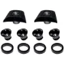 FSA Megatooth Nail Red Bcd104 Fixing Kit Vevparti Skruvsats, Silver / black, One Size