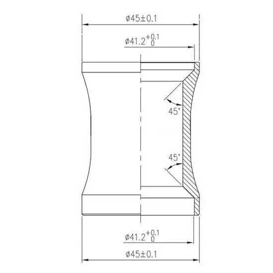 FSA No.23/cc Integrerat Styrlager, Black / silver, One Size