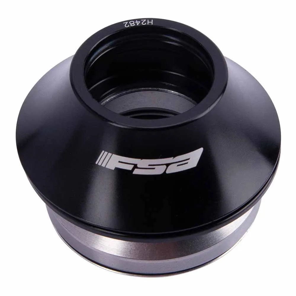 FSA No.9m/cup/cc/no.42/acb-a 1 1/8-1/5´´ Tapered Semi-integrerat Headset, Black / silver, One Size