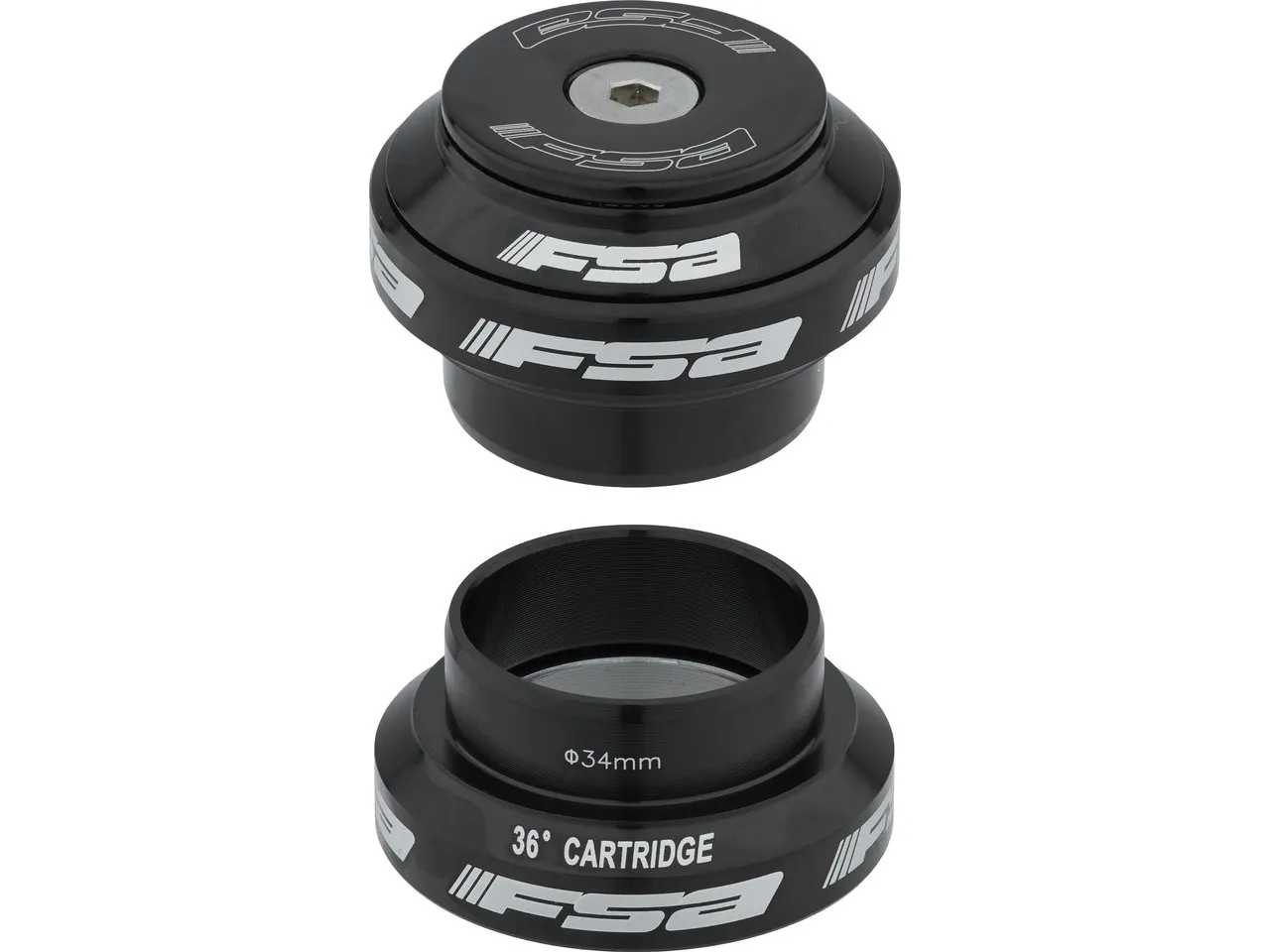 FSA Orbit MX EC34/28,6 - EC34/30 Steuersatz, Black, 1 1/8" FSA Orbit MX EC34/28,6 - EC34/30 Steuersatz, Black, 1 1/8"