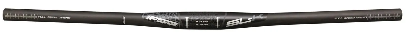 FSA SL-K Flat Styre, Matte black, 31.8mm, 740mm FSA SL-K Flat Styre, Matte black, 31.8mm, 740mm