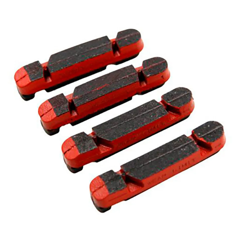 Fulcrum Carbon Shimnao Fälgbromsbelägg 4 Enheter, Red, One Size