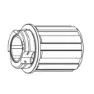 Fulcrum Rl Hg Freehub-kropp 33 Mm, Grey, One Size