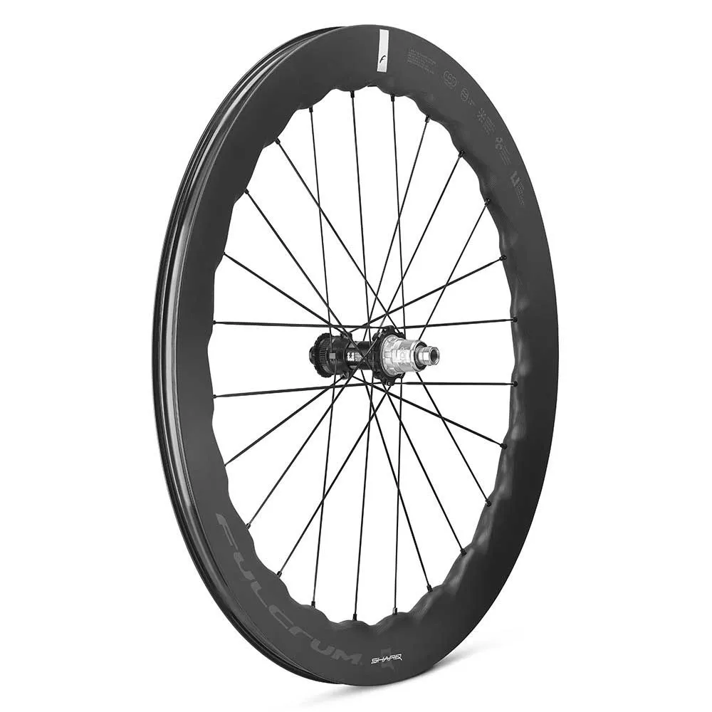 Fulcrum Sharq 57 C25 Afs Cl Disc Tubeless Hjulset För Gravelcykel, Black, 12 x 100/12 x 142mm, Shimano Micro Spline Fulcrum Sharq 57 C25 Afs Cl Disc Tubeless Hjulset För Gravelcykel, Black, 12 x 100/12 x 142mm, Shimano Micro Spline