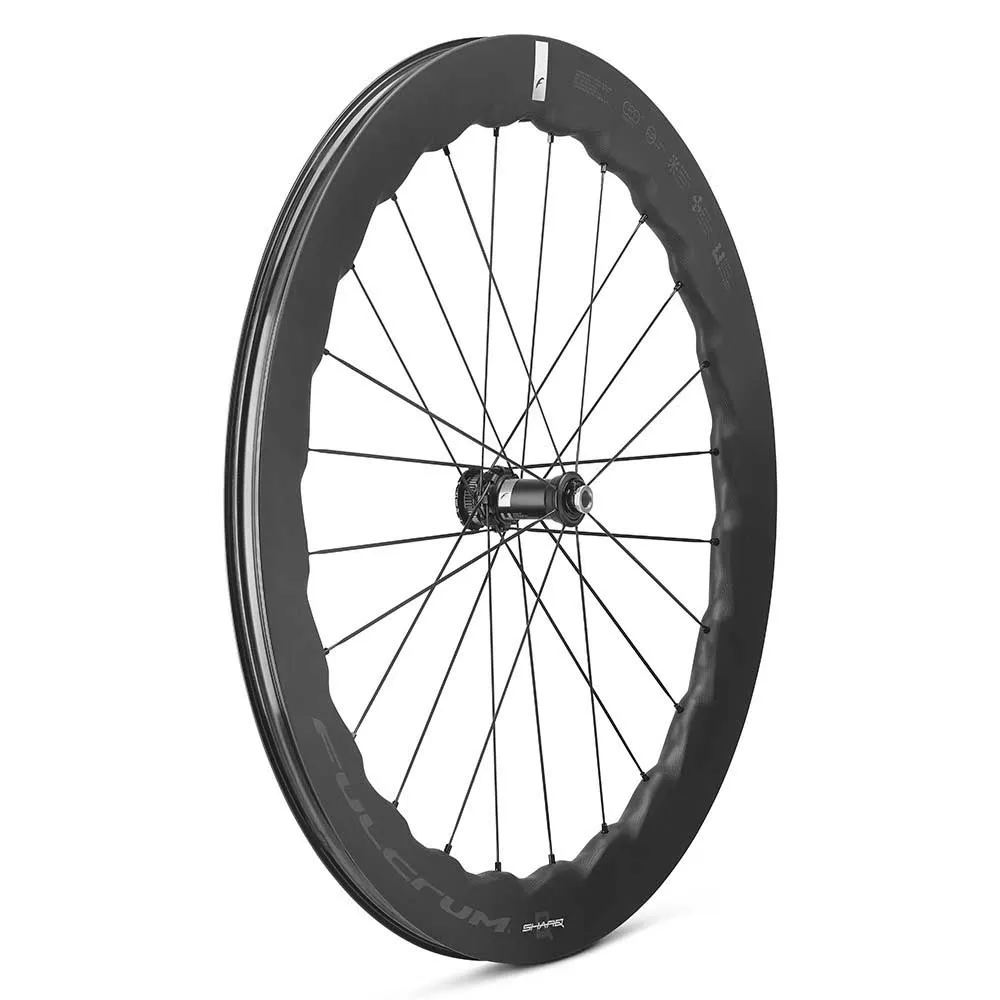 Fulcrum Sharq 57 C25 Afs Cl Disc Tubeless Hjulset För Gravelcykel, Black, 12 x 100/12 x 142mm, Shimano Micro Spline Fulcrum Sharq 57 C25 Afs Cl Disc Tubeless Hjulset För Gravelcykel, Black, 12 x 100/12 x 142mm, Shimano Micro Spline