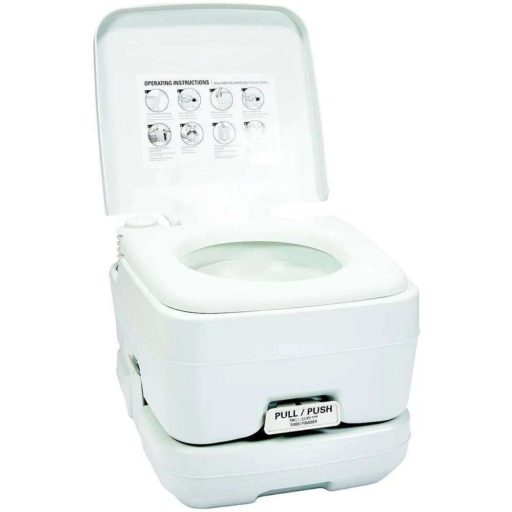 Fultyme Rv 6002 Bärbar Toalett 10l, White, 41.5 x 36.5 x 29.99cm