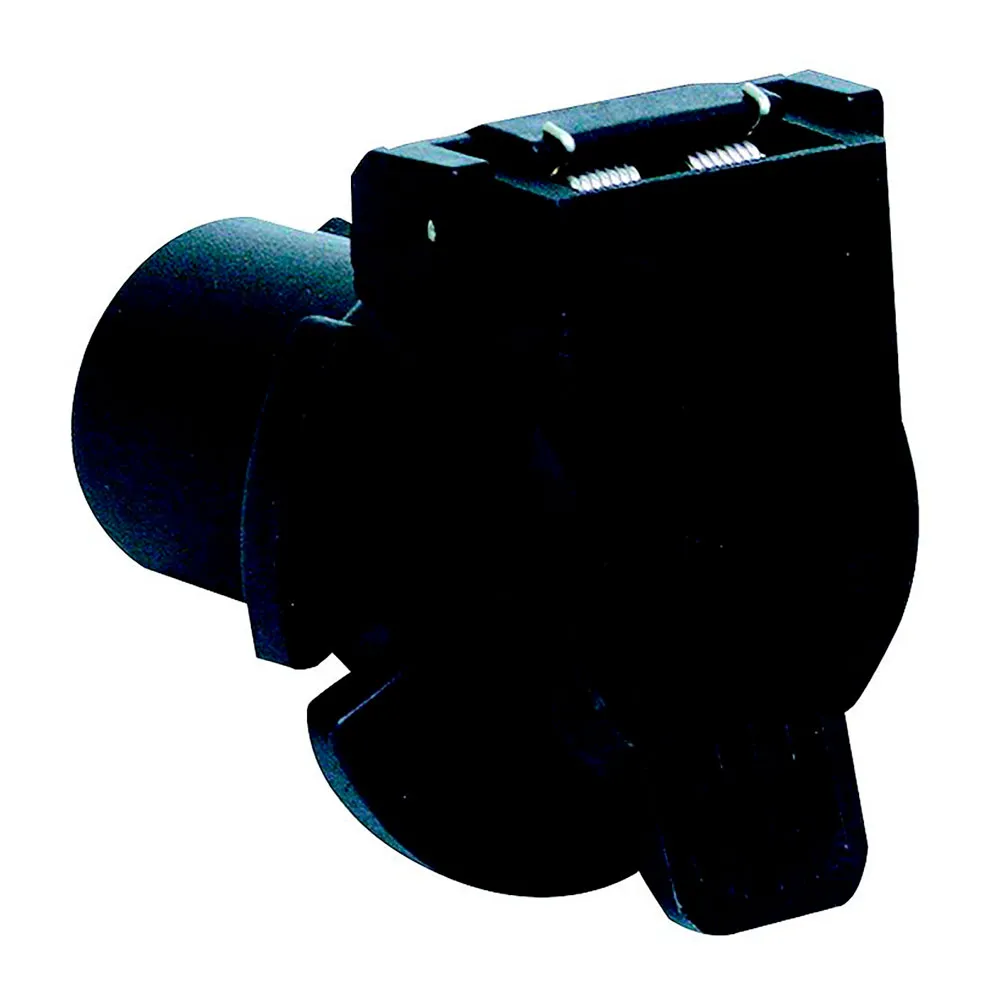 Fultyme Rv 7-vägs Vridlåskontakt, Black, One Size
