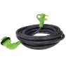 Fultyme Rv 90° Elektrisk Förlängningssladd 7.62 M 30a, Black / green, One Size