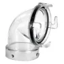 Fultyme Rv 90º Slangadapter Med Bajonettkoppling, Clear, 76.2mm
