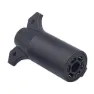 Fultyme Rv Adapter 7-polig Till 6-polig Platt, Black, One Size