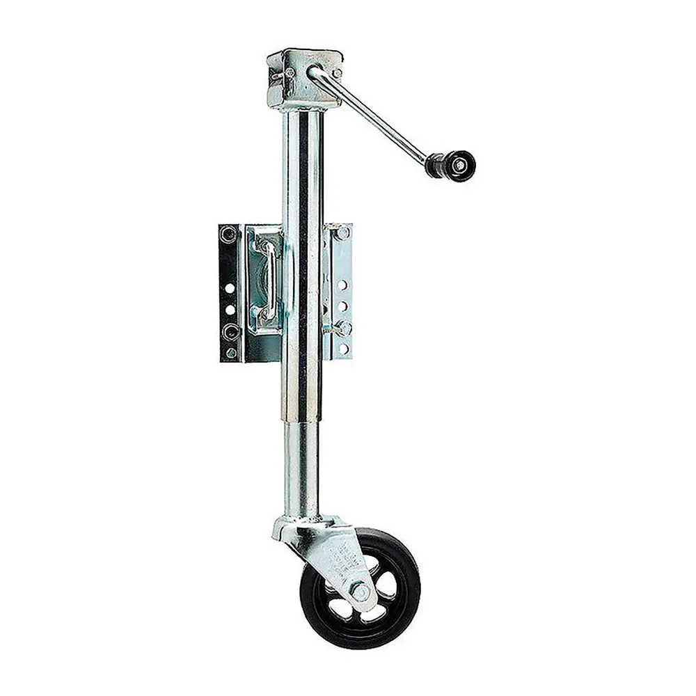 Fultyme Rv Hopfällbar Släpvagnsdomkraft På 1000 Pund, Silver, 152.4mm