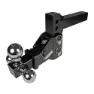 Fultyme Rv Justerbar Dragkrok Med Tre Kulor, Black, 3500-10000lbs