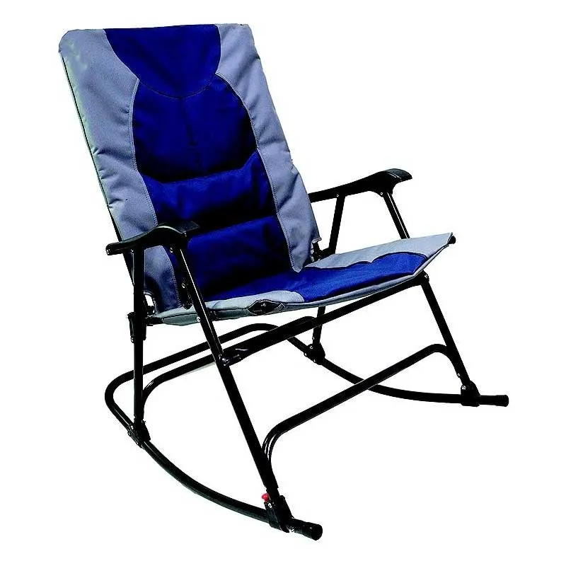 Fultyme Rv Rocking Fällbar Stol, Blue / grey / black, One Size