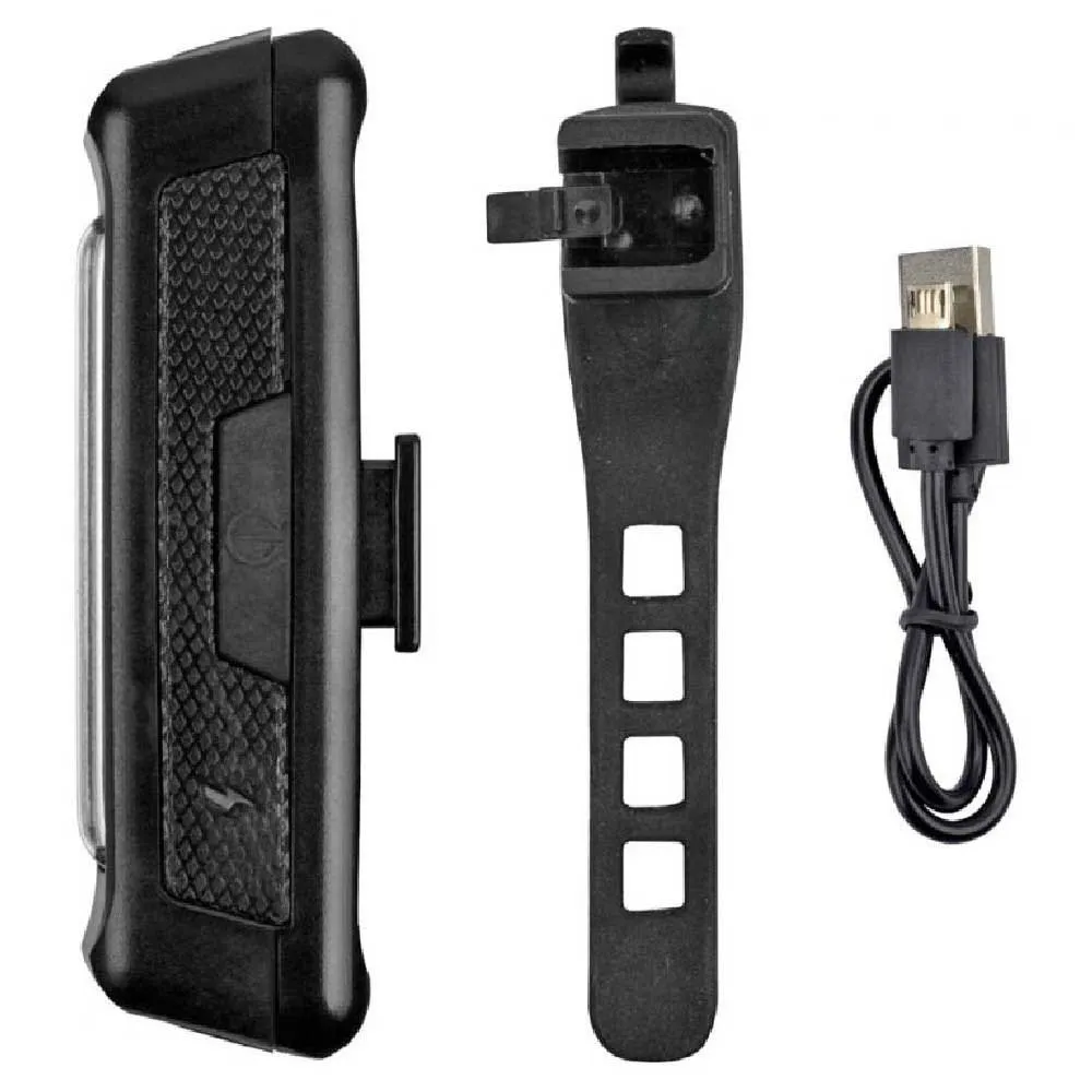 Funken 2000-500mah Cykellampset, Black, 400-50 Lumens Funken 2000-500mah Cykellampset, Black, 400-50 Lumens