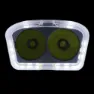 Funken 2x Cree + 14 Smd Day Framlampa, Black, 900 Lumens