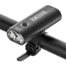 Funken 2x Led Xpg Sensor 3000mah Li-poly Integrated Framlampa, Black, 650 Lumens