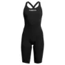 Funkita Fast Legs Still Black öppen Ryggtävlingsbaddräkt female