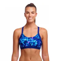 Funkita Hold Steady Crop Leaf Laser Bikinitopp female