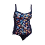 Funkita Ruched Panelled Tankini female, Gum shy, AUS 12