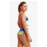 Funkita Single Strap Dye Hard Baddräkt female, Stripes multi / white, 10Y