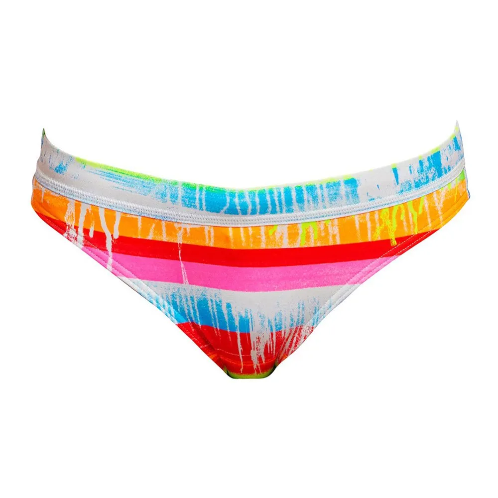 Funkita Sports Dye Hard Bikini Botten female, Stripes multi / white, AUS 8