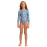 Funkita Sun Cover Baddräkt female, Paddling pink, 4Y