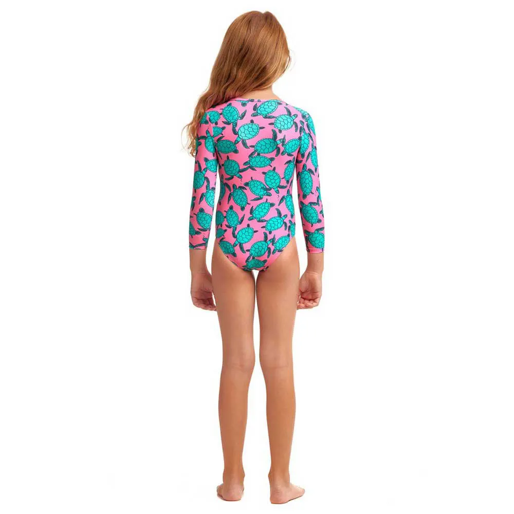 Funkita Sun Cover Baddräkt female, Paddling pink, 4Y