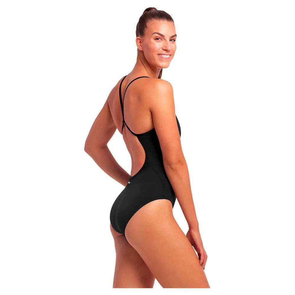 Funkita Swim Secure Still Black Baddräkt female, Still black Funkita Swim Secure Still Black Baddräkt female, Still black