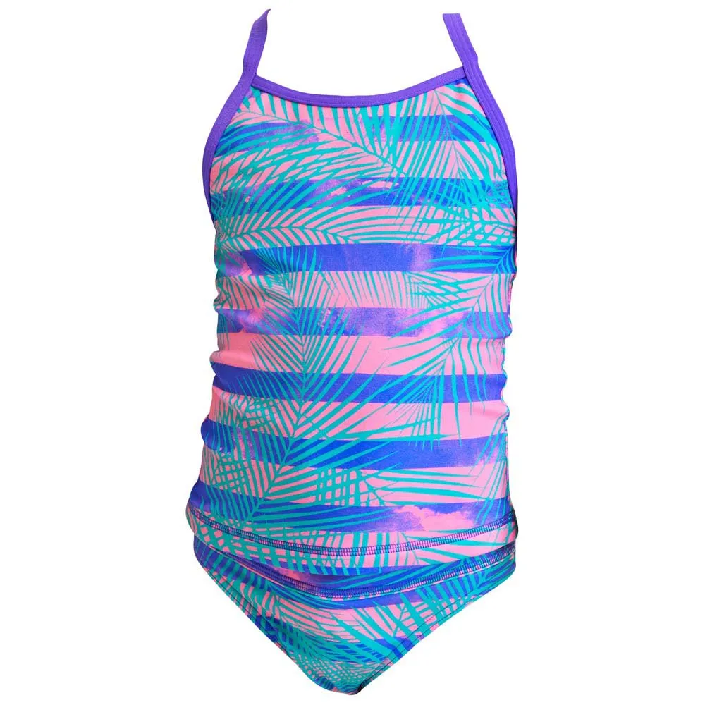 Funkita Swim Steady Pastel Palm Tankini male, Blue / multi, 14Y Funkita Swim Steady Pastel Palm Tankini male, Blue / multi, 14Y