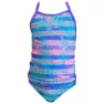 Funkita Swim Steady Pastel Palm Tankini male, Blue / multi, 14Y