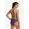 Funkita Tribal Revival Baddräkt female, Classic blue, 10Y