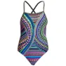 Funkita Tribal Revival Baddräkt female, Classic blue, 10Y