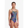 Funkita Tribal Revival Baddräkt female, Classic blue, 10Y