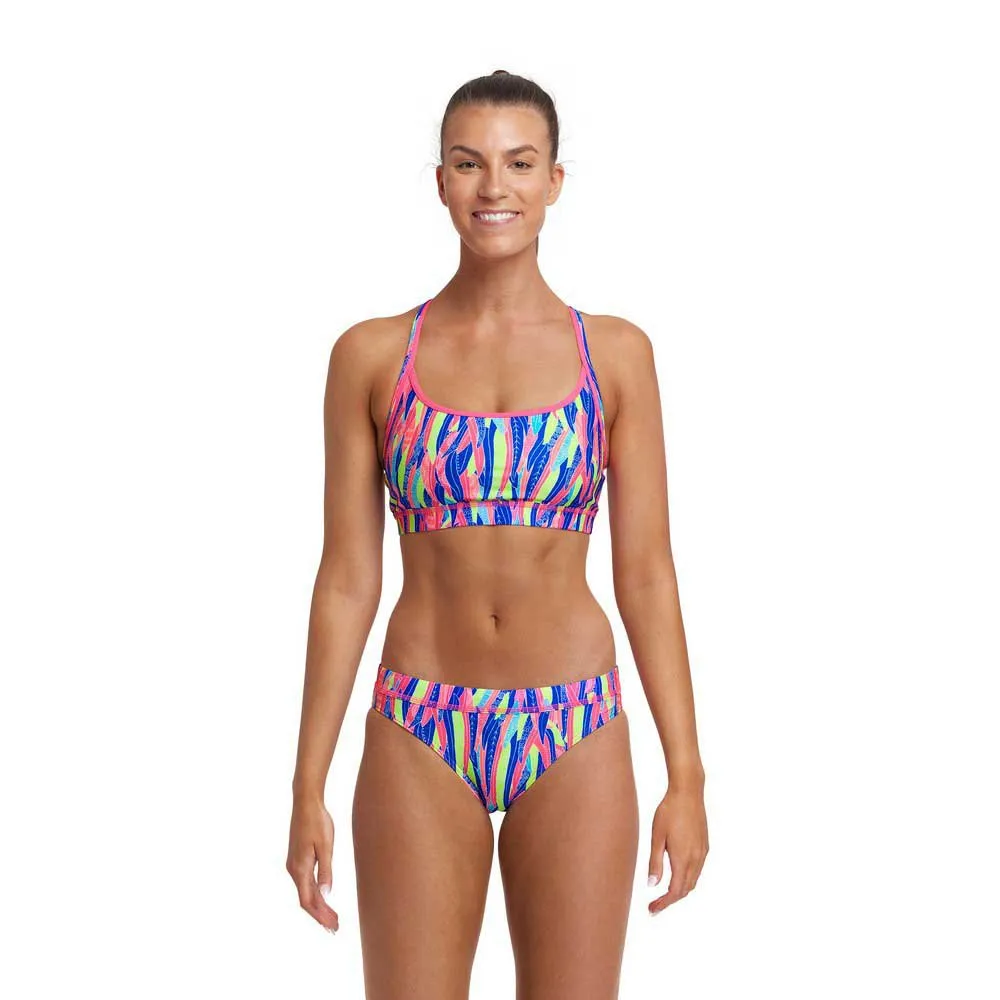 Funkita Wing Tips Bikini Botten female, Illustration multi, AUS 8