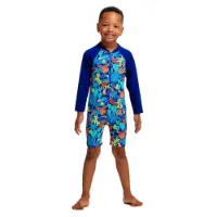 Funky Trunks Go Slothed Uv-skyddande Sparkdräkt Med Lång ärm För Barn unisex Funky Trunks Go Slothed Uv-skyddande Sparkdräkt Med Lång ärm För Barn unisex