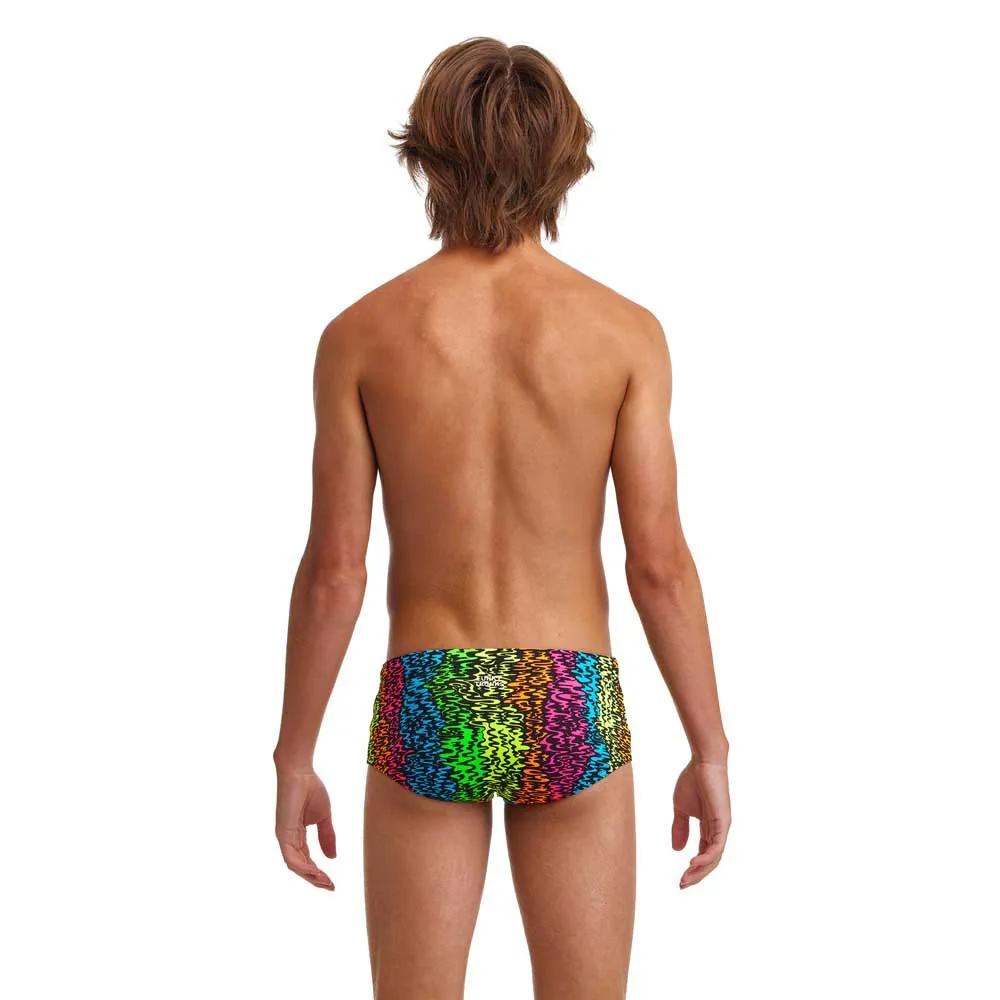 Funky Trunks Sidewinder Sunset West Badbyxor Boxer male, Illustration blue / multi, 26 Funky Trunks Sidewinder Sunset West Badbyxor Boxer male, Illustration blue / multi, 26