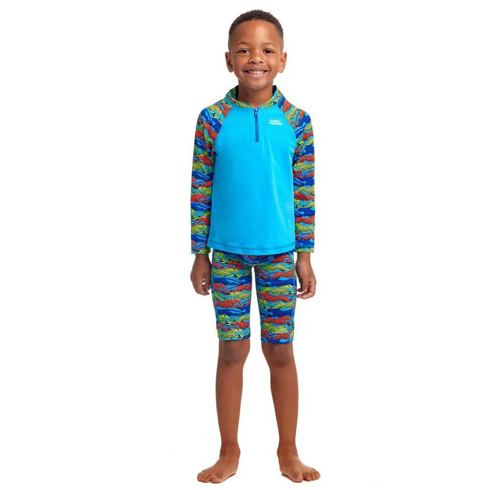 Funky Trunks Zippy Uv-skyddande Långärmad T-shirt unisex Funky Trunks Zippy Uv-skyddande Långärmad T-shirt unisex